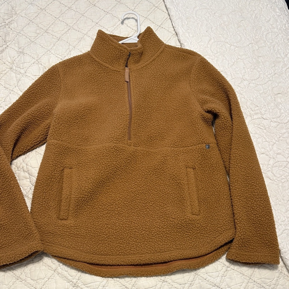 Free Fly Apparel Brown Teddy Jacket